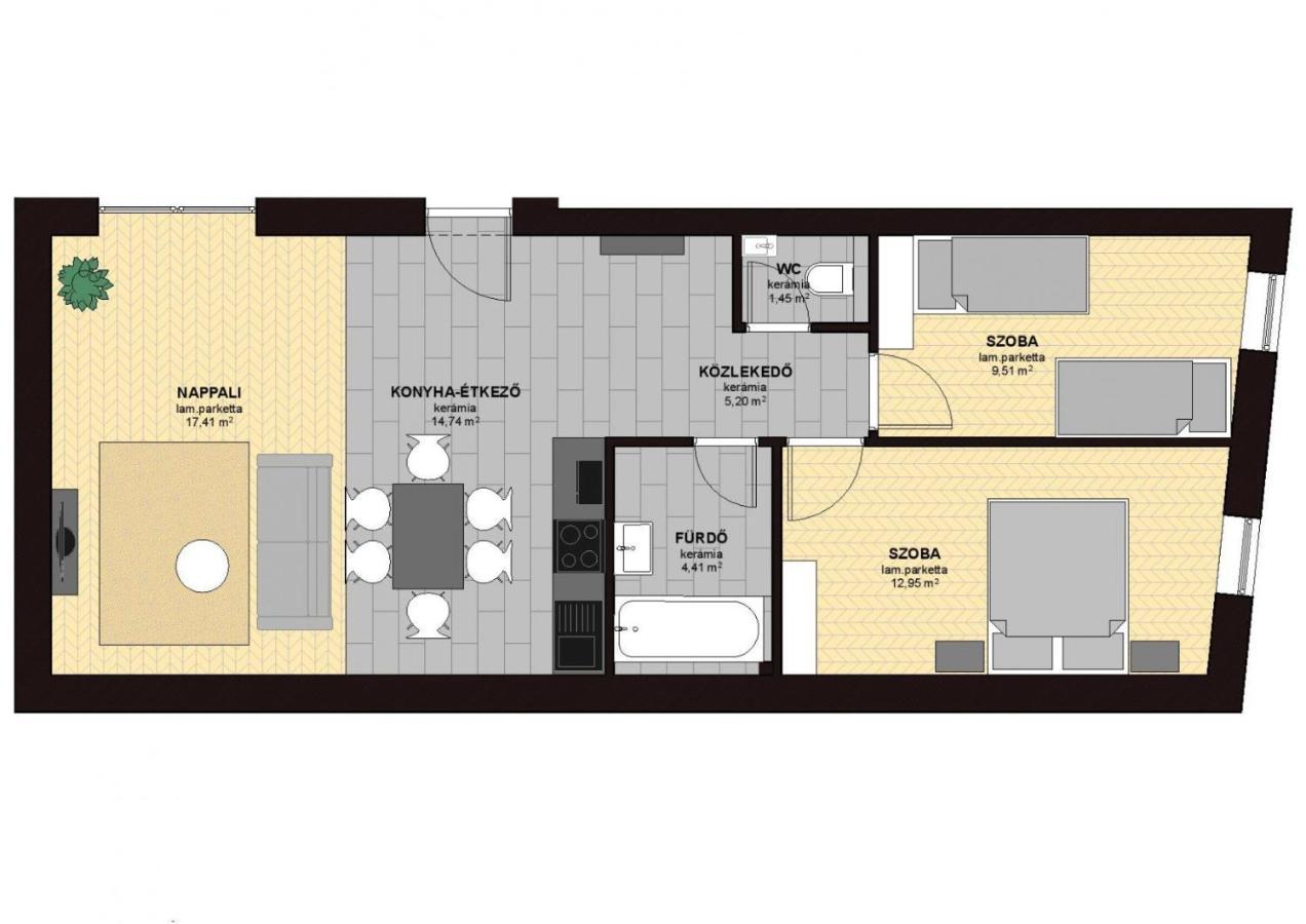 Dotis Apartman Tata Luaran gambar