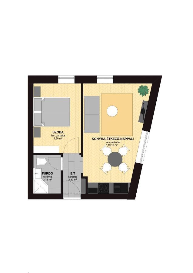 Dotis Apartman Tata Luaran gambar