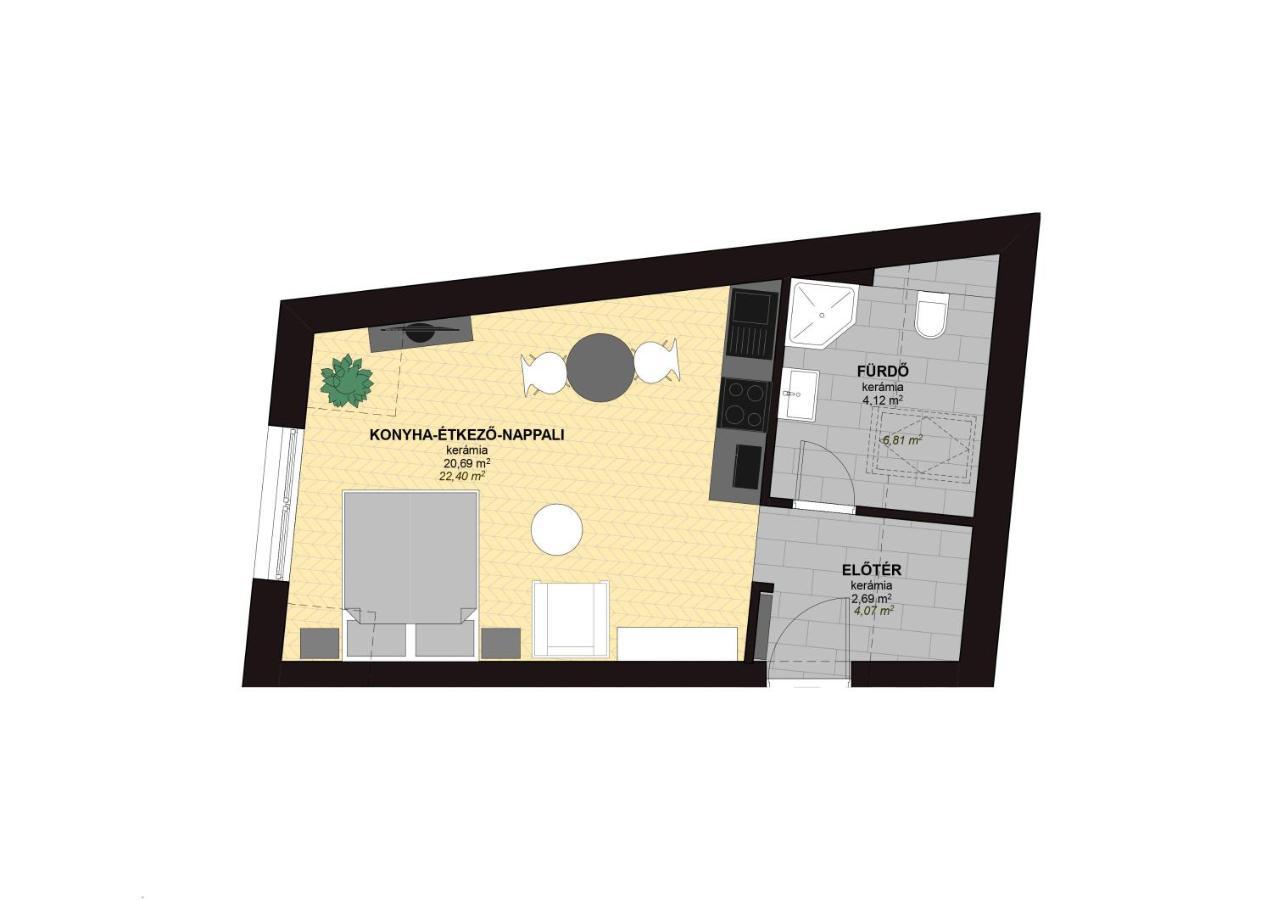 Dotis Apartman Tata Luaran gambar